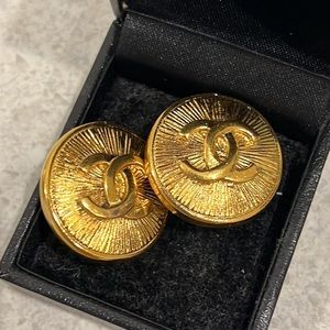 Vintage clip on Chanel earrings